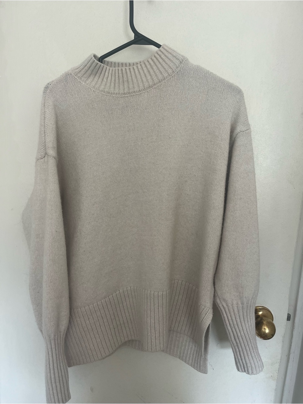 H&M Light Cream Turtleneck Sweater